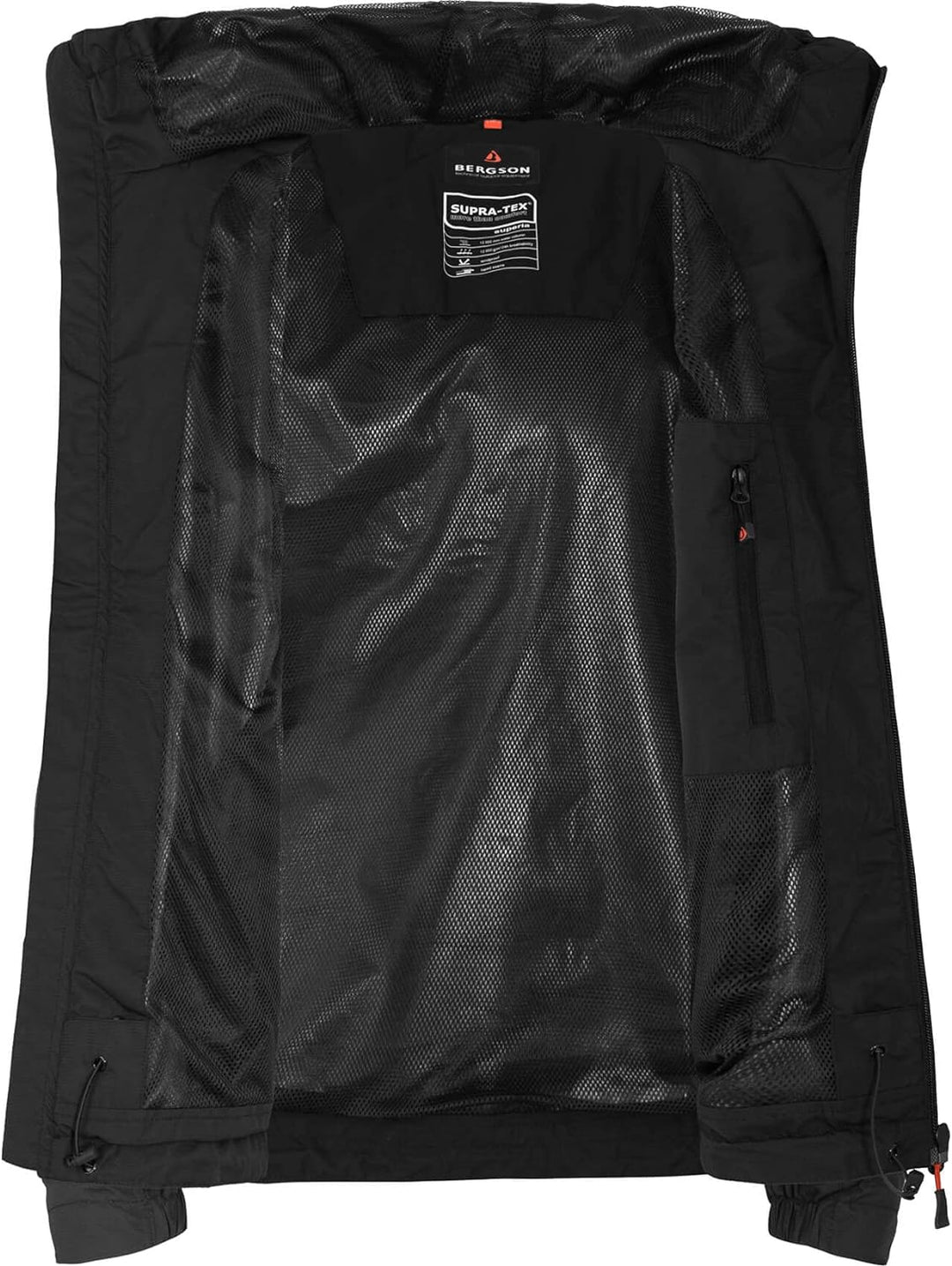 Bergson Herren Regenjacke EGGEN - Wanderjacke - Fahrradjacke - Outdoorjacke - wasserdicht - winddich