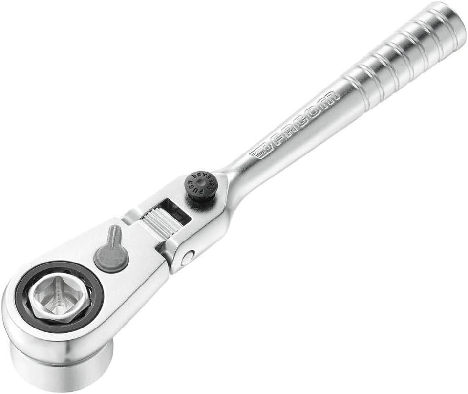 Umschaltknarre 1/4" Schwenkkopf R.180HX