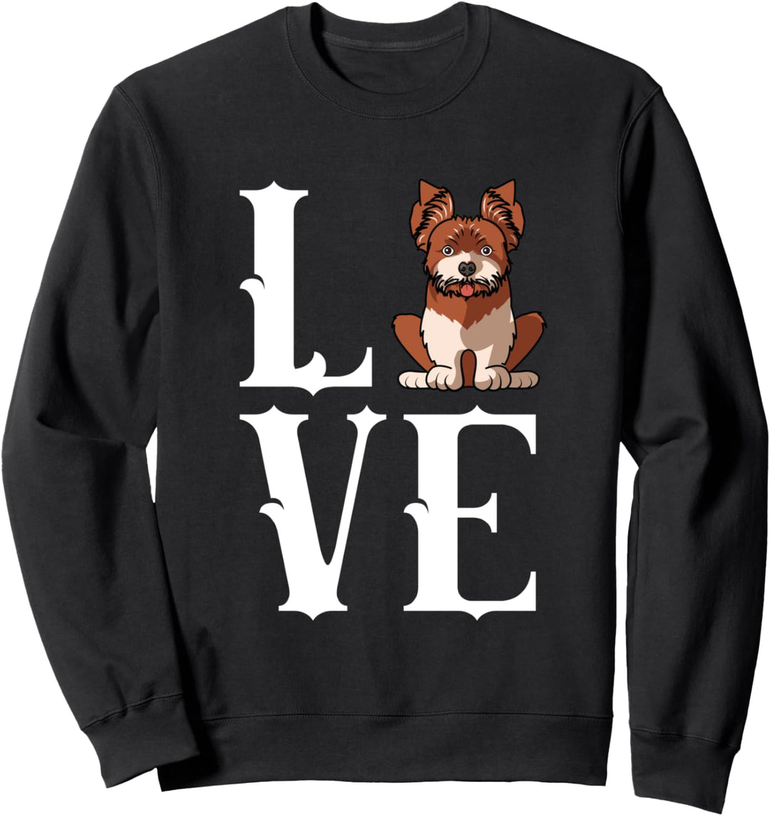 Liebe Yorkshire Terrier Mama Lustige Yorkie Hund Love-r Sweatshirt
