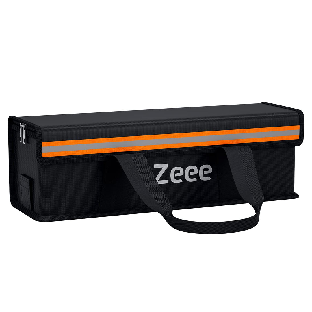 Zeee E-Bike Akku Tasche Feuerfeste Explosionsgeschützte Tasche Lipo Safe Bag für grosse Akkus, gross