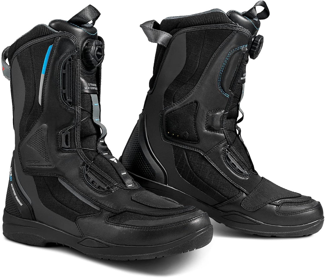 SHIMA STRATO Motorradstiefel Herren und Damen - Motorrad Wasserdicht Stiefel Tourenstiefel Schuhe Mä