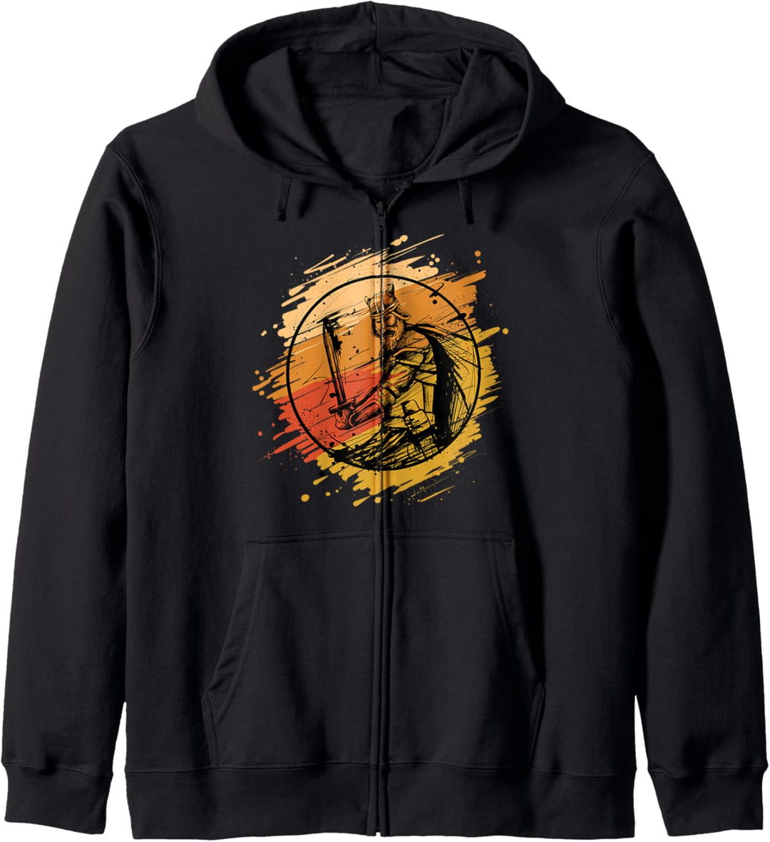 Ragnar Viking Warrior Geschenk Mythologie Viking Kapuzenjacke