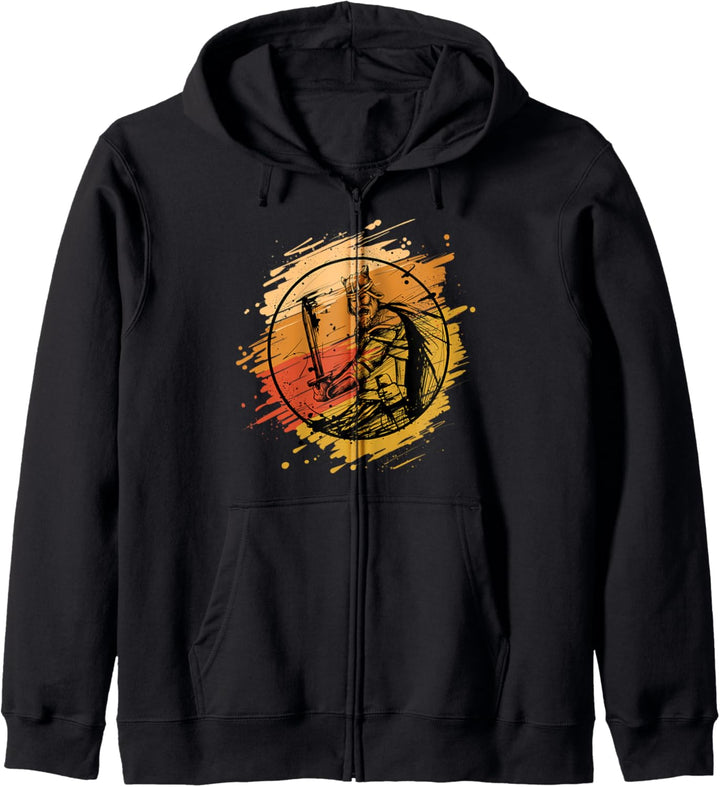Ragnar Viking Warrior Geschenk Mythologie Viking Kapuzenjacke
