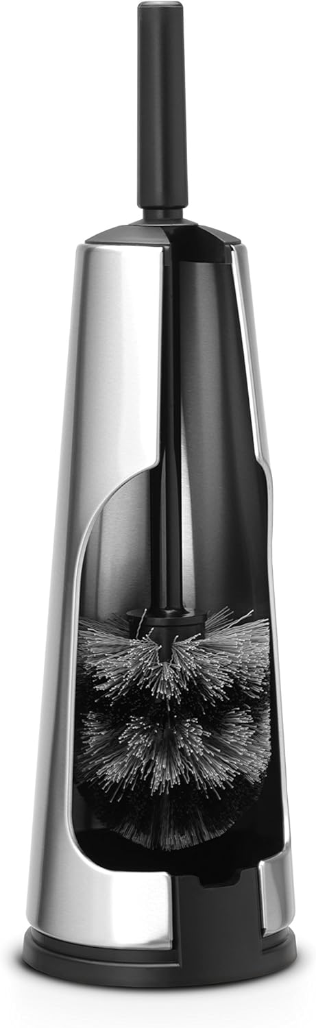 Brabantia Toilettenbürstengarnitur Classic - Matt Steel Matt Steel Toilettenbürste und Halter, Matt