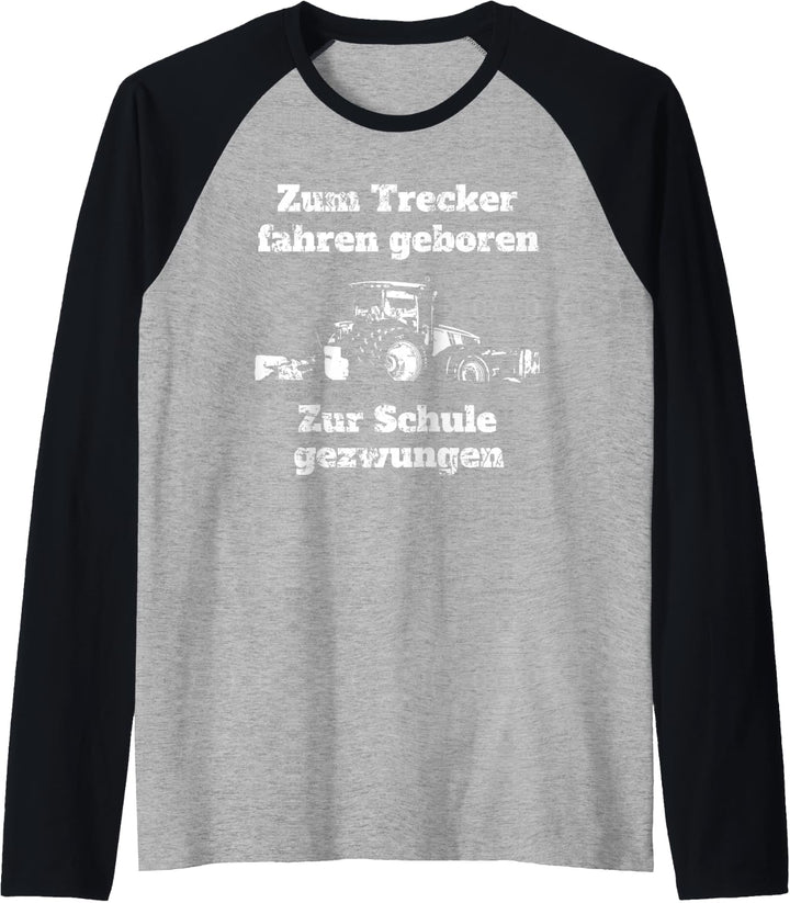 Trecker Landwirt Schlepper Kind Geschenk für Kinder Traktor Raglan