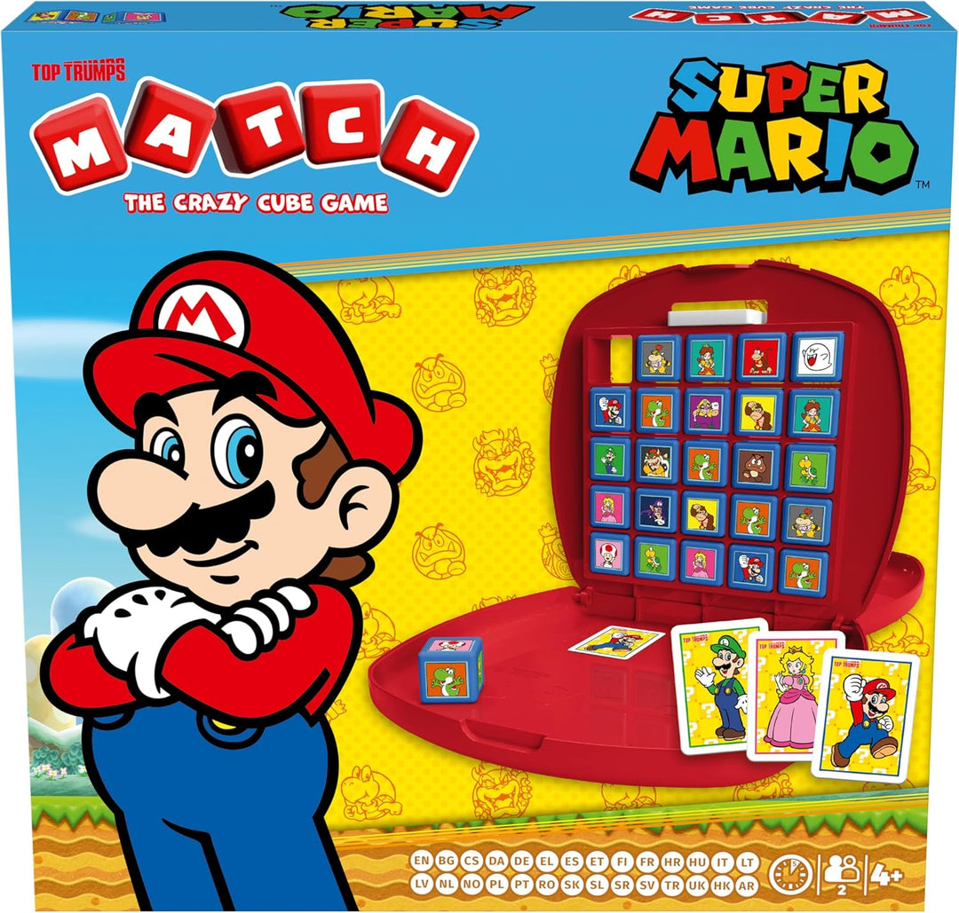 Top Trumps Match Super Mario Edition - Super Mario Match Beliebte Brettspiele - Gedächtnisspiel für