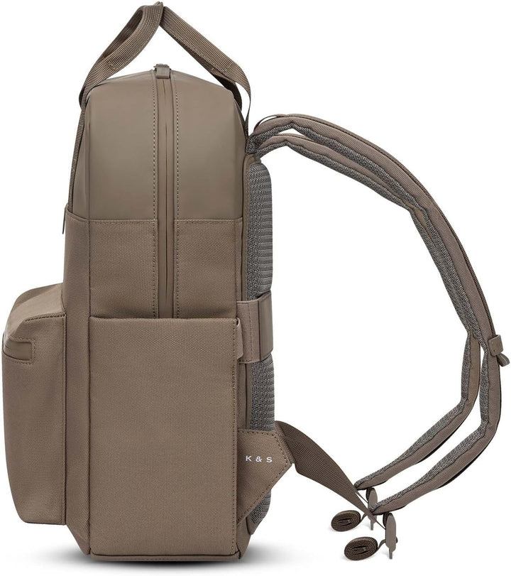 Kapten & Son Rucksack Freizeitrucksack mit Laptopfach Bergen Pro Backpack 15L Walnut hellbraun
