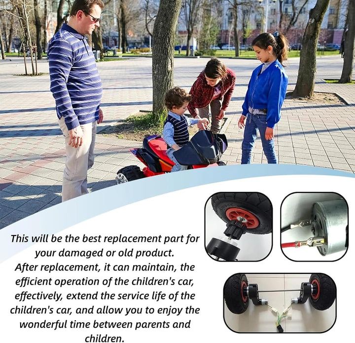 Elektrischer Motor Getriebekasten RS390 6 V / 12 V für Kinder Auto Spielzeug 12000-20000 RPM(6 V 180