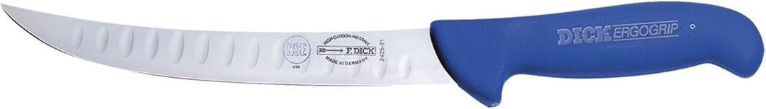 DICK - ERGOGRIP Zerlegemesser mit Kullenschliff, blau, 21 cm