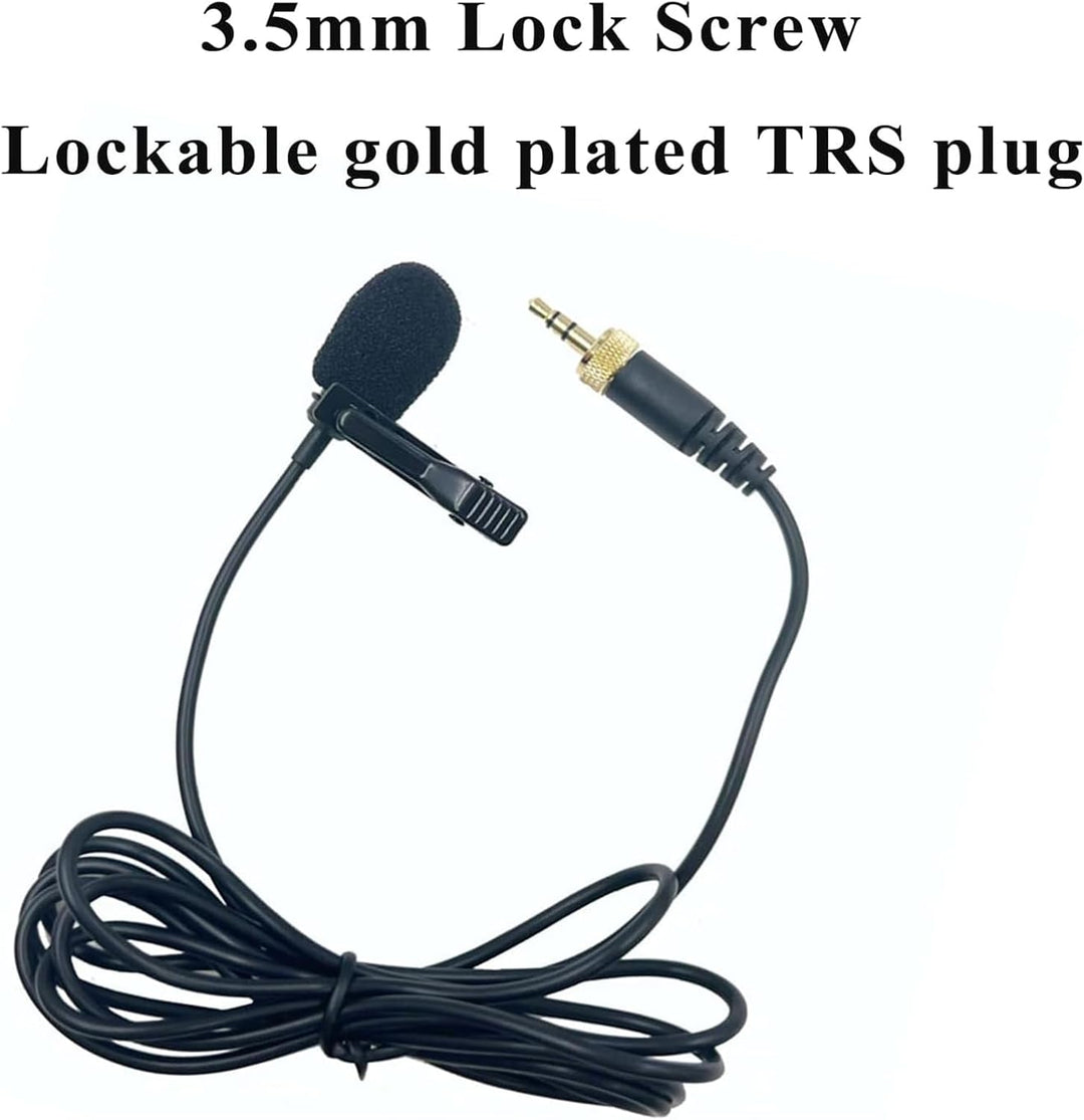 Lavalier Lapel Mikrofon, kompatibel mit Sennheiser kabelloser Sender G1 G2 G3, Omnidirektional Konde