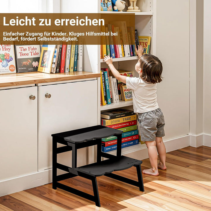COSYLAND Lernturm ab 1 Jahr & 2 Jahre – Montessori Lernturm für Kinder – Sicherer Learning Tower & T
