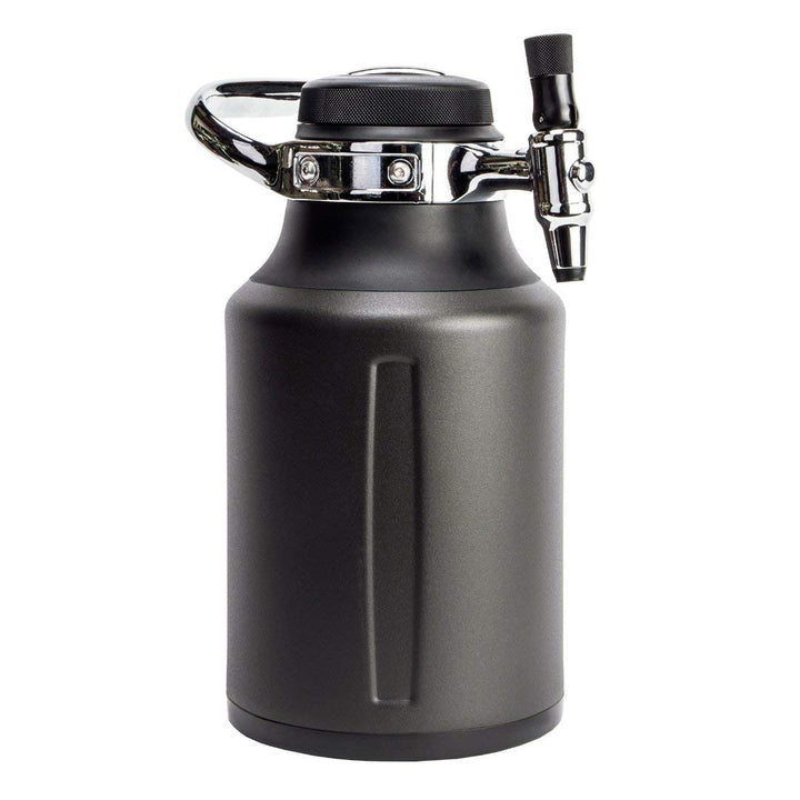 GrowlerWerks uKeg™ - Go 64 Tungsten - 1,9 L - Robustes Design, um überall mit hinzunehmen, 8 Erfrisc