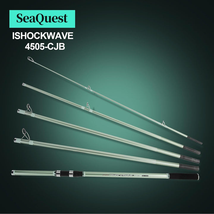 Seaquest Surf Fishing Rod Carbon Surf Cast Rod ISHOCKWAVE 4505-CJB 450CM SeaQuest, ISHOCKWAVE 4505-C