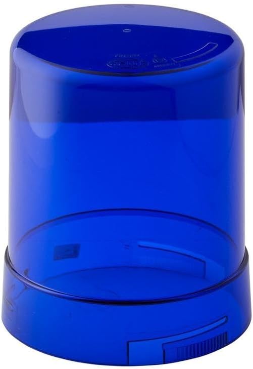 HELLA - Halogen-Rundumkennleuchte - KL 700 - 24V - blau - Anbau/geschraubt - Stecker: Flachstecker -