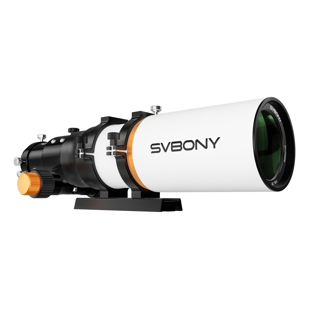 Svbony SV503 Teleskop OTA, Refraktor-Teleskop, 70mm F6,78 ED Objektiv, 2-Element-Korrektoren Eingeba