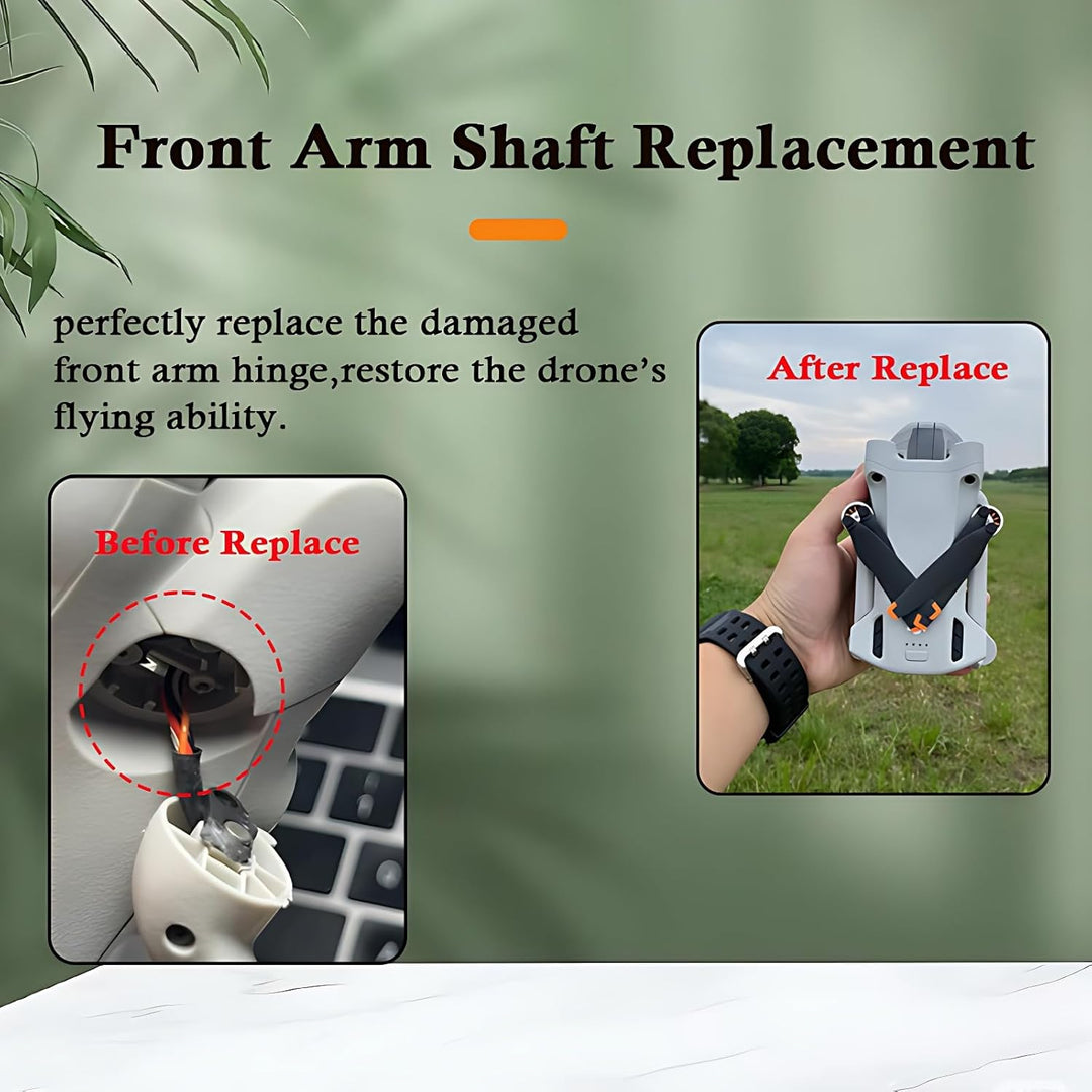 Mini 4 Pro Ersatz für die vordere Armwelle für DJI Mavic Mini 3 Armscharnierschrauben für Mini 3 Arm