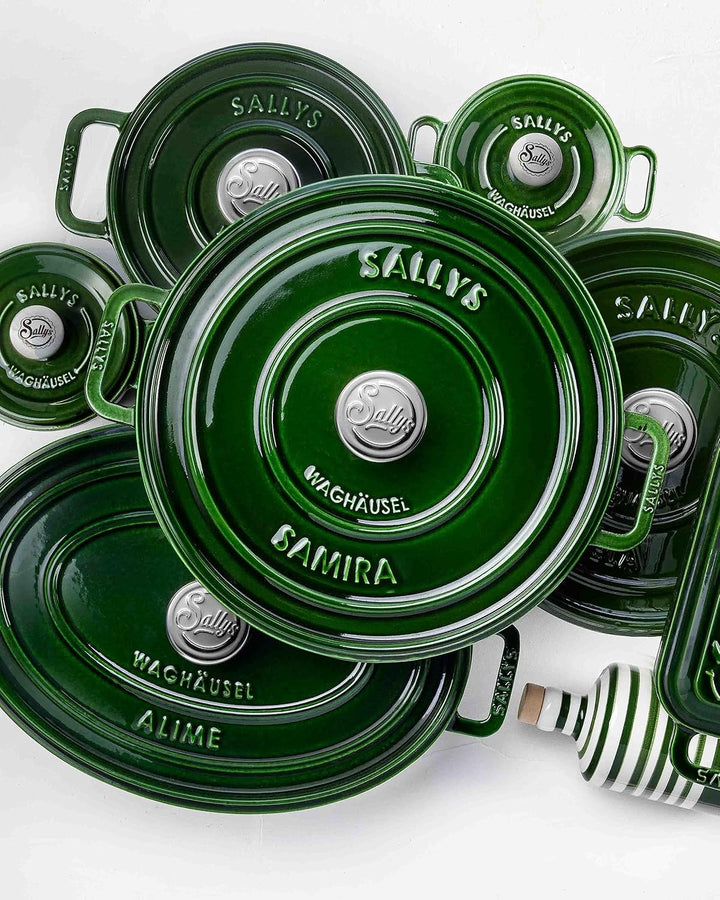 Sallys 'Samira' Deluxe Gusseisentopf - Robustes und Hochwertiges Kochjuwel für Perfektes Garen - für
