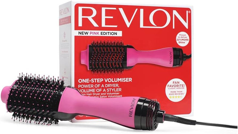 Revlon Salon One-Step Haartrockner und Volumiser – Neue Pink Edition (One-Step, IONEN- und KERAMIKTE