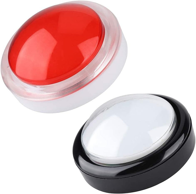 Plyisty 100-mm-Spiel-Drucktaste, grosse rote LED-Taste, Arcade-Videospiel-Spieler-Drucktastenschalte