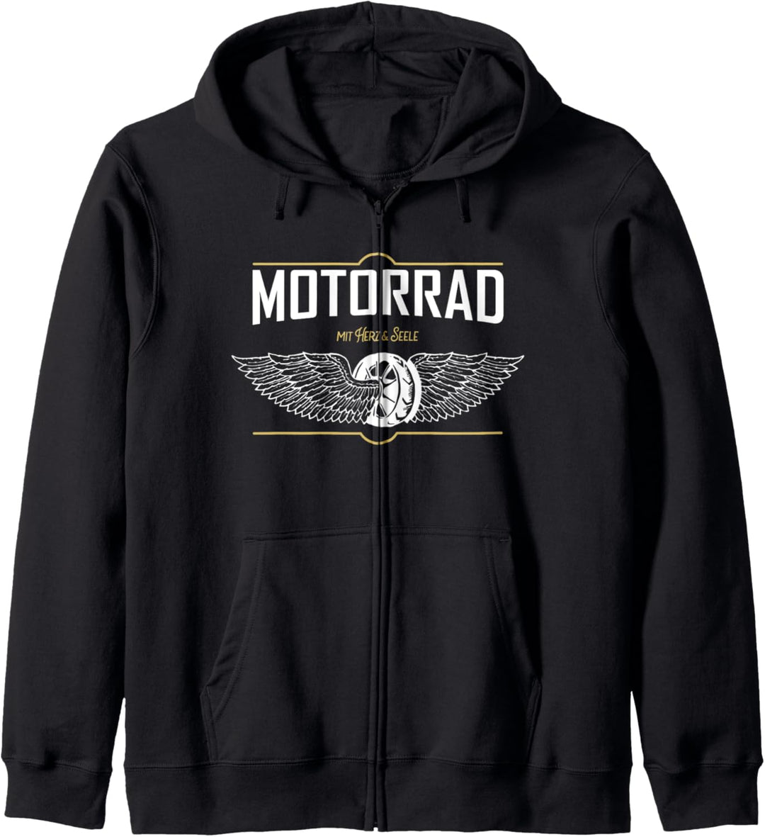Motorrad Motiv für einen Motorradfahrer Kapuzenjacke