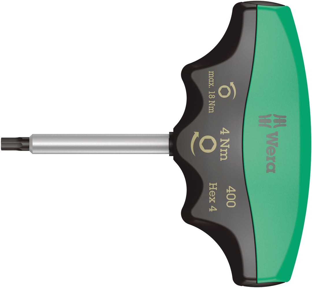 Wera 05005080001 400 Hex Drehmoment Schraubendreher Schwarz, Grün 4.0 mm, 4.0 Nm, 4.0 mm, 4.0 Nm