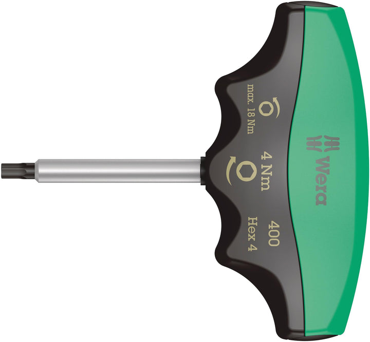 Wera 05005080001 400 Hex Drehmoment Schraubendreher Schwarz, Grün 4.0 mm, 4.0 Nm, 4.0 mm, 4.0 Nm