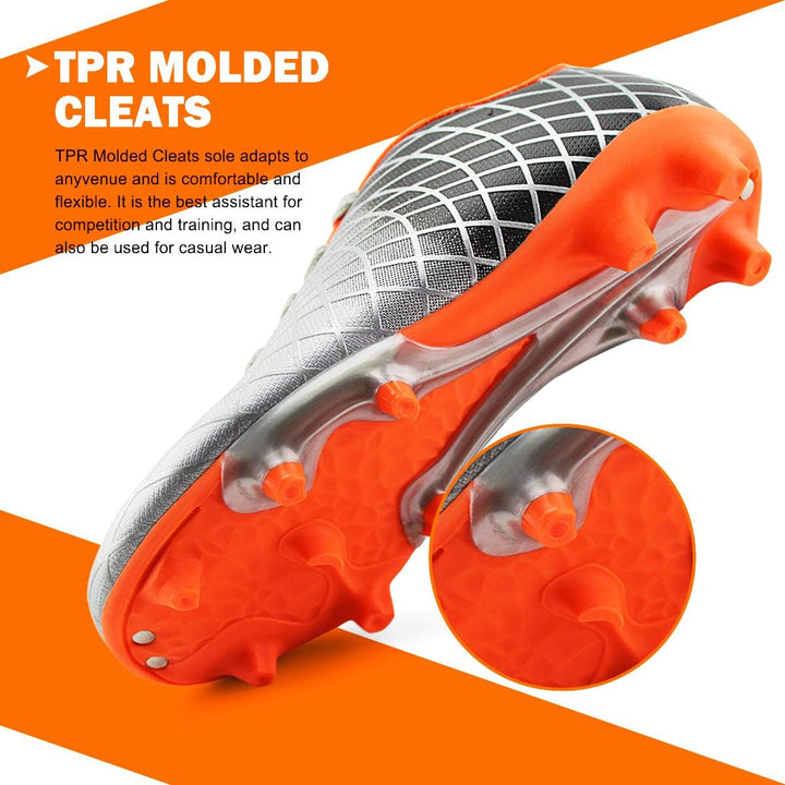 JABASIC Kinder Soccer Boots Jungen Mädchen Sportlich Draussen Fussballschuh 28 EU Splitter, 28 EU Sp