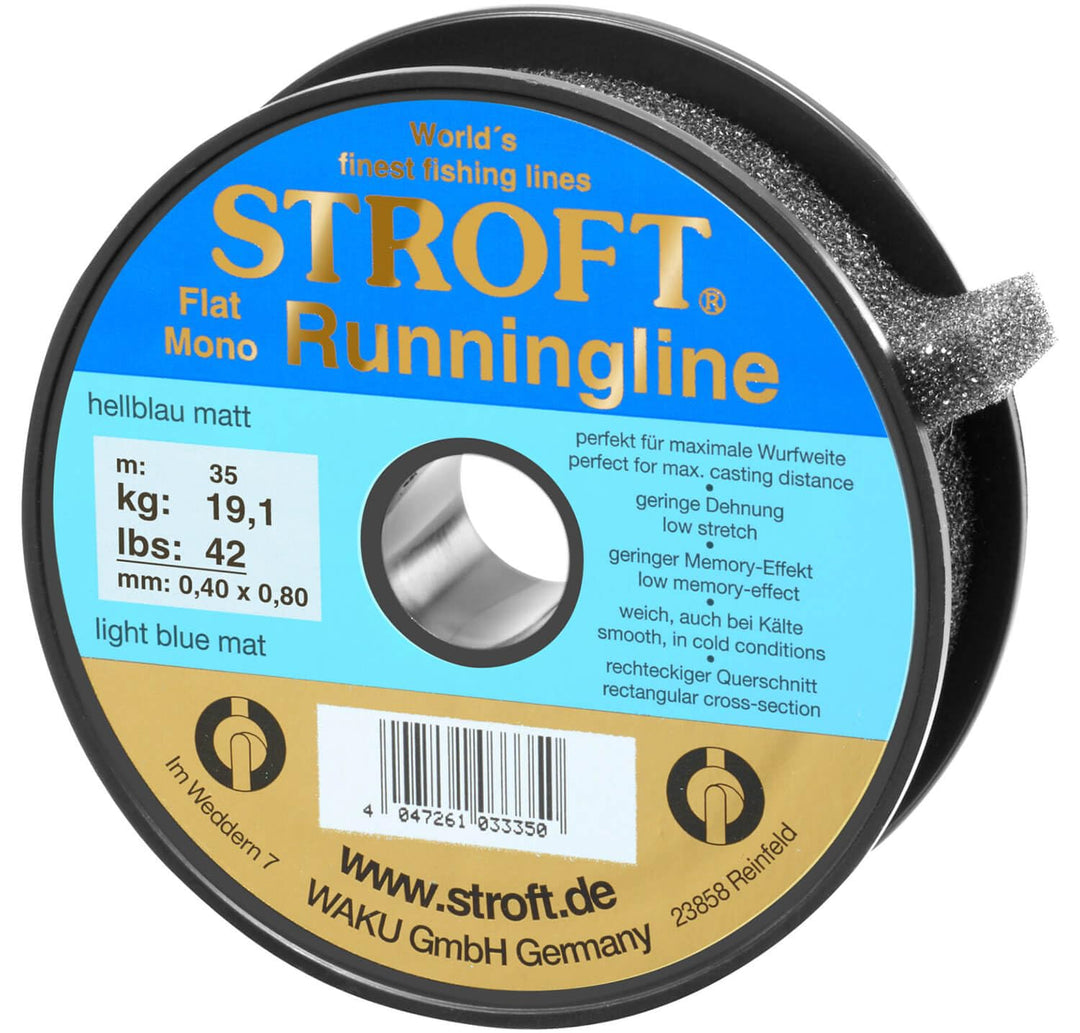 STROFT Runningline Flat Mono 42 lbs, 42 lbs
