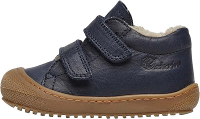 Naturino Racoon VL-Lauflernschuhe mit Wollfutter 18 EU Blau, 18 EU Blau