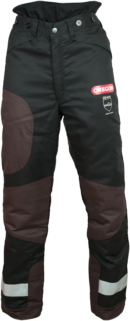 Oregon Yukon+ Typ A Klasse 1 (20 m/s) Schnittschutz-Bundhose Schwarz, PSA Schutzausrüstung, Grösse M