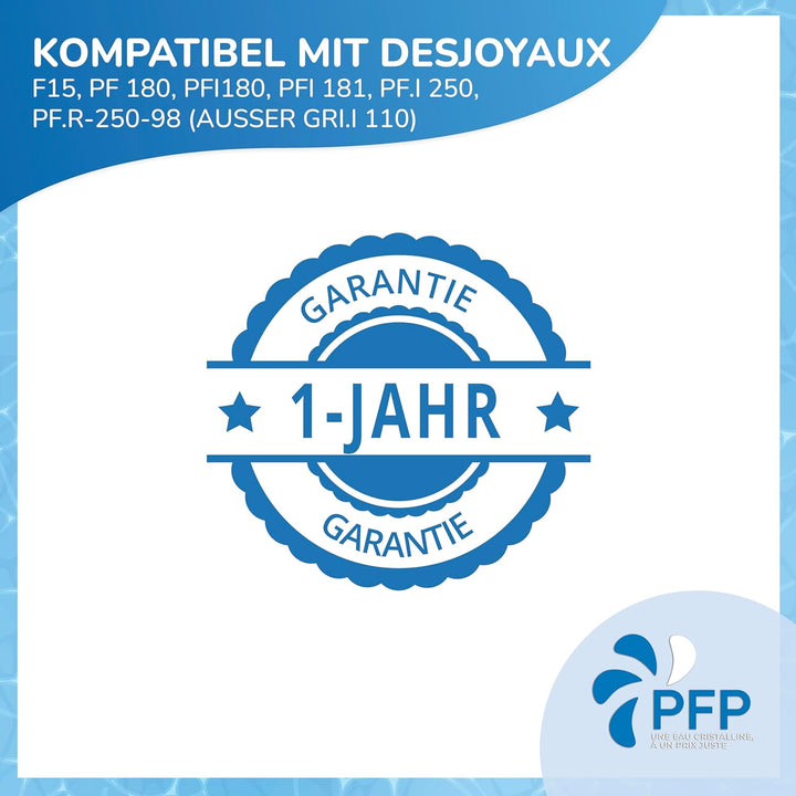 Poches Filtrantes Filtertasche kompatibel mit Desjoyaux – 6 und 15 Mikron…