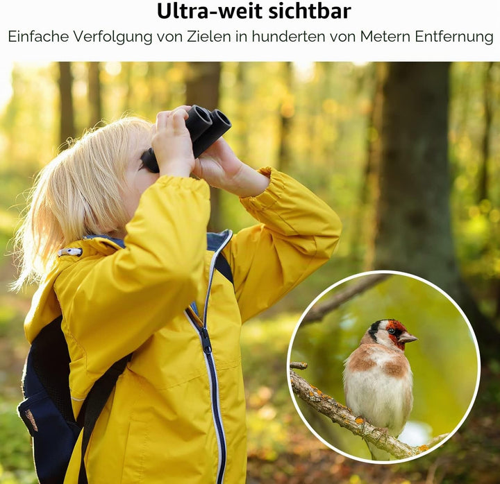 K&amp;F Concept 8x21 Kompaktes Ferngläser für Kinder und Erwachsene, mit BAK4 Prisma, FMC Objektiv, IP65