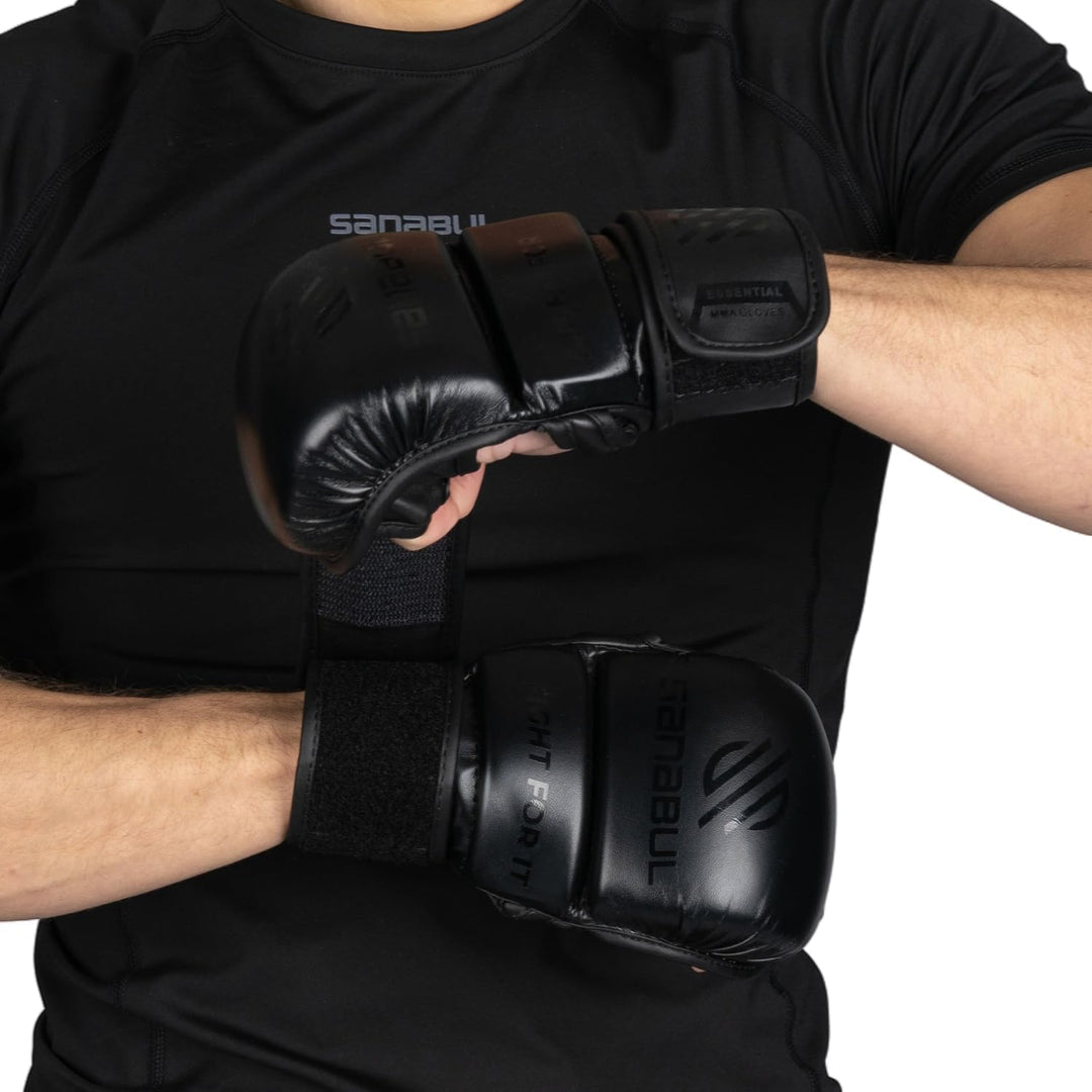 Sanabul Essential 7 oz MMA Handschuhe | MMA Trainingshandschuhe | Hybrid Sparring Handschuhe für MMA