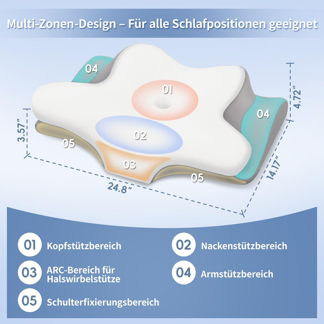 Schmetterlingskissen,Zwei Höhen,Weiss, Weiss