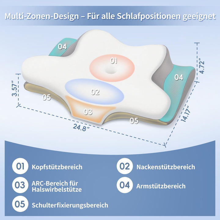 Schmetterlingskissen,Zwei Höhen,Weiss, Weiss
