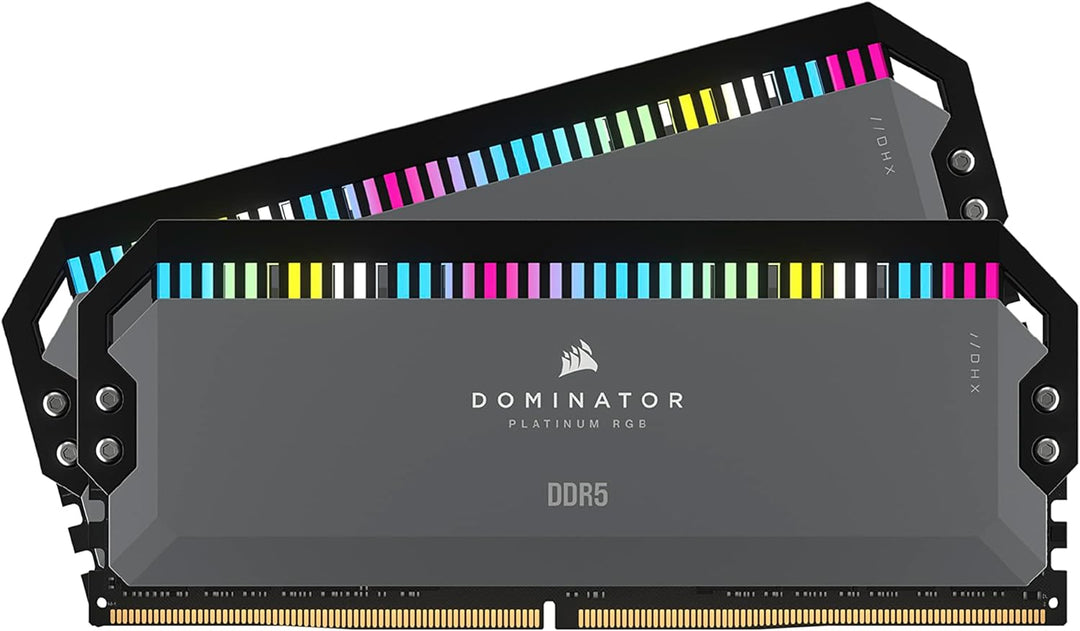CORSAIR Dominator Platinum RGB DDR5 RAM 64GB (2x32GB) 6000MHz CL30 AMD Expo iCUE Kompatibel Computer