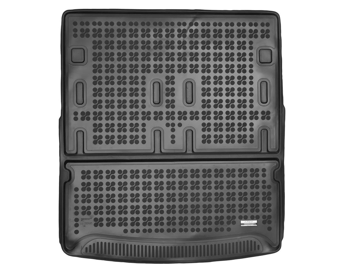 AZUGA Gummi Kofferraumwanne Premium Antirutsch passend für VW Caddy Maxi ab 11/2020/Ford Grand Tourn