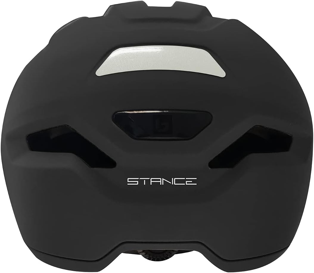 Bollé - Stance Cross, Bike Helmet, Urban Bike Helmet, Mountainbike Helmet, Visor Helmet Schwarz L, S