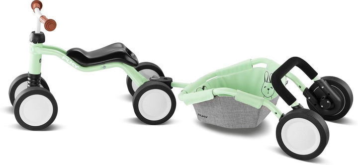 PUKY WUTSCH TRAILY Bundle | Sicheres Laufrad für Kleinkinder ab 1,5 Jahren | Rutschfahrzeug mit Lauf