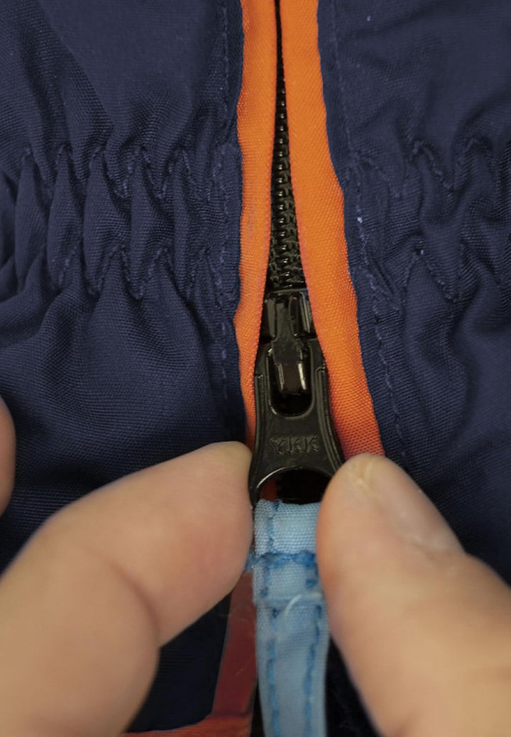 Reusch Unisex Baby Ben Mitten Handschuhe Dress Blue/Orange Popsicle 3, Dress Blue/Orange Popsicle 3