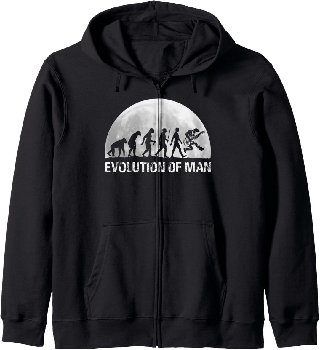 Evolution Gitarre Gitarrist Geschenk Entwicklung Gitarren Kapuzenjacke