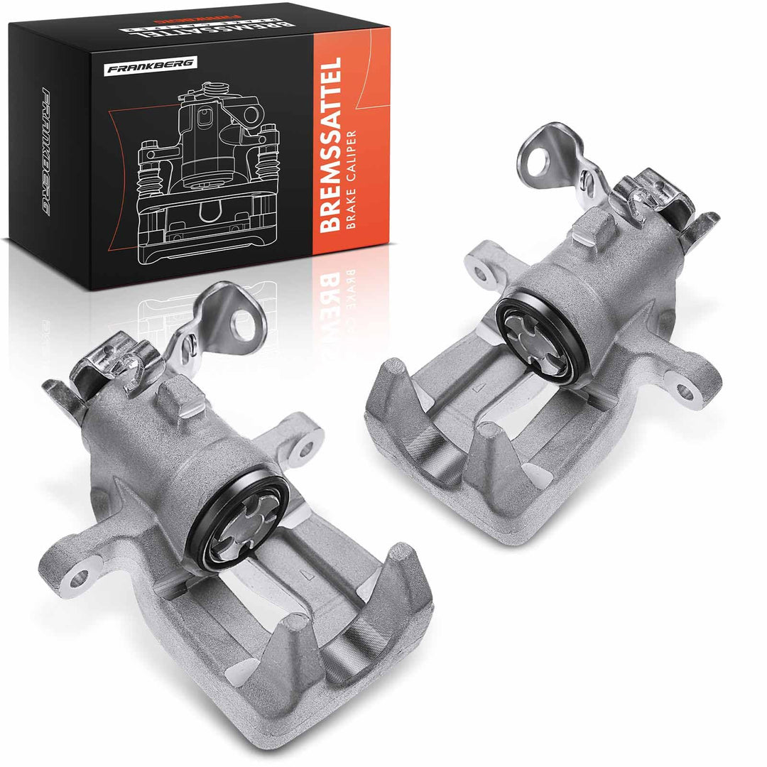 Frankberg 2x Bremssattel Bremszange Hinten Links Rechts Kompatibel mit Clio III Grandtour 2007-2012