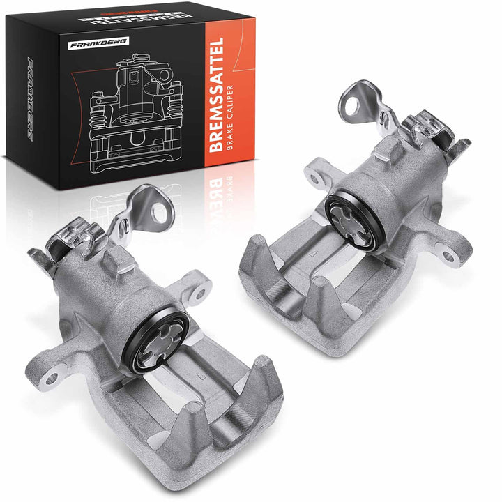 Frankberg 2x Bremssattel Bremszange Hinten Links Rechts Kompatibel mit Clio III Grandtour 2007-2012