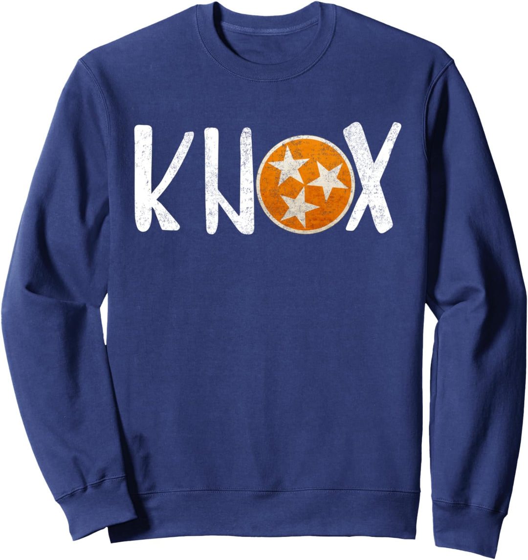 Knox Tennessee Vol State Flagge Vintage Hemd im Used-Look Sweatshirt