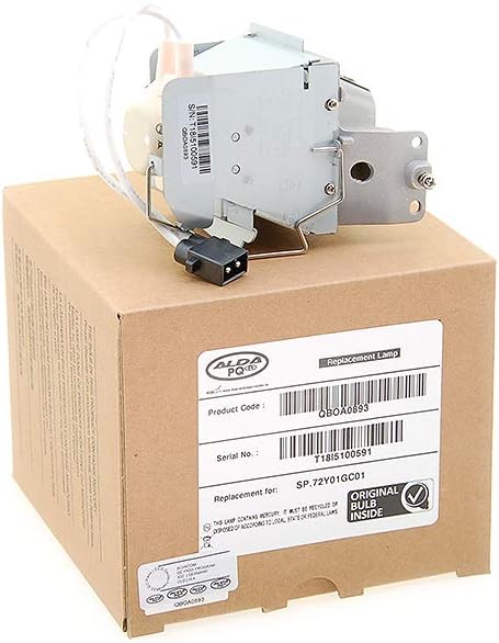 Alda PQ Professionell, Beamerlampe kompatibel mit SP.72Y01GC01 für OPTOMA DU400, EH416, W416, WU416,