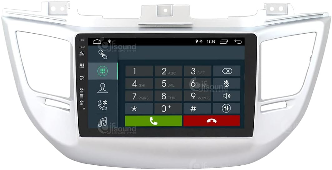Autoradio für Hyundai Tucson Mit Standard-Navigator, Heckkamera Und Kenwood-verstärker (2015–2018) A
