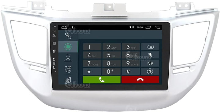 Autoradio für Hyundai Tucson Mit Standard-Navigator, Heckkamera Und Kenwood-verstärker (2015–2018) A