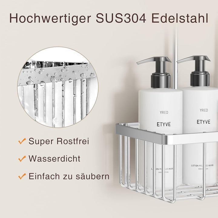 Duschablage Ohne Bohren Duschregal Hängen - Duschablage Zum Hängen Shampoo Halterung Für Dusche Dusc