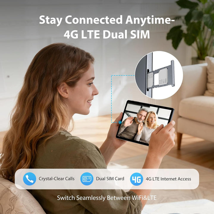 PIXGOOD Android 15.0 Tablette 11 Zoll 4G LTE et 5G WiFi, Octa-Core, 36GB RAM, 512GB ROM (1TB Expanda
