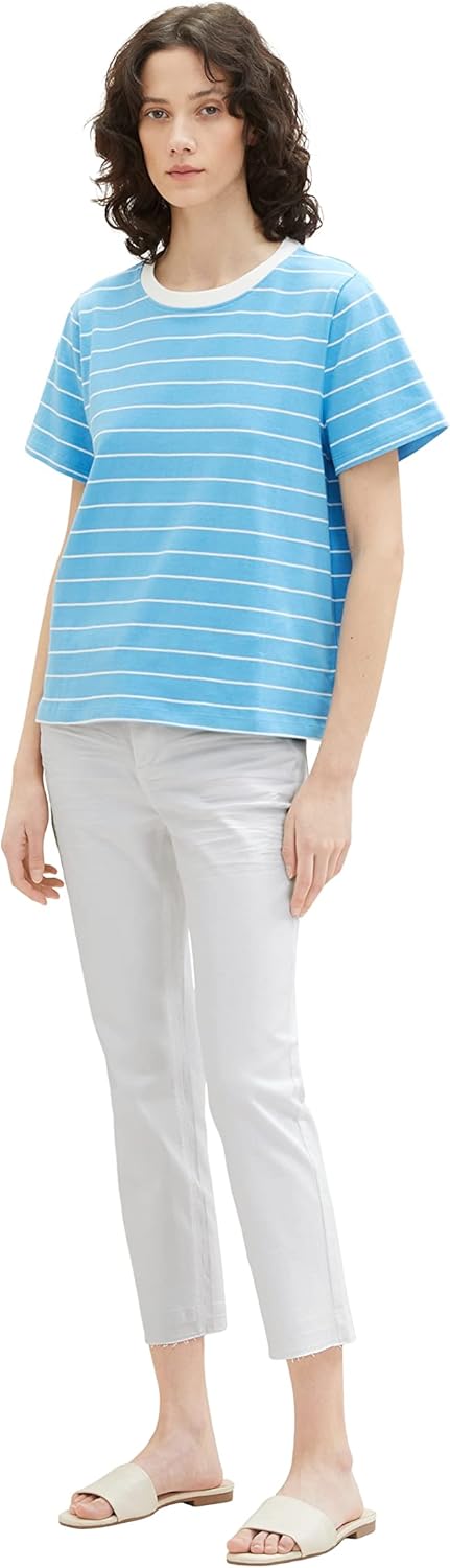TOM TAILOR Damen Alexa Slim Jeans 25W / 26L 20000 - White, 25W / 26L 20000 - White